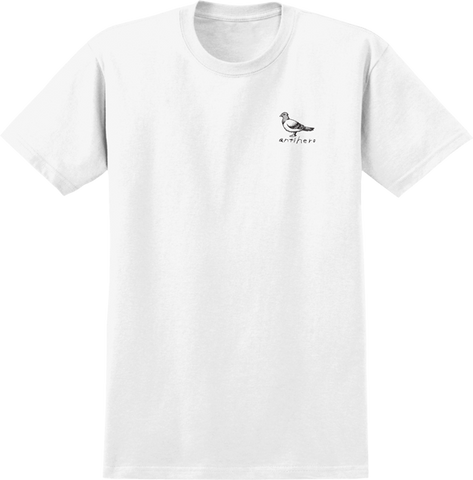 ANTI HERO BASIC PIGEON SS S-WHT/BLK