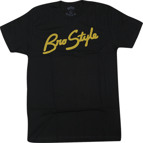 BRO STYLE SCRIPT SS S-BLACK