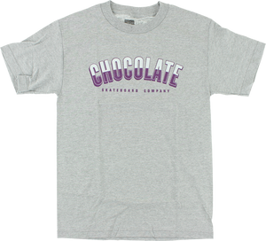 CHOC ATHLETICS SS S-HEATHER GREY/PUR