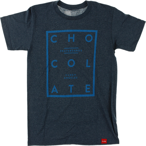 CHOC CSC SS S-NAVY HEATHER/CYAN