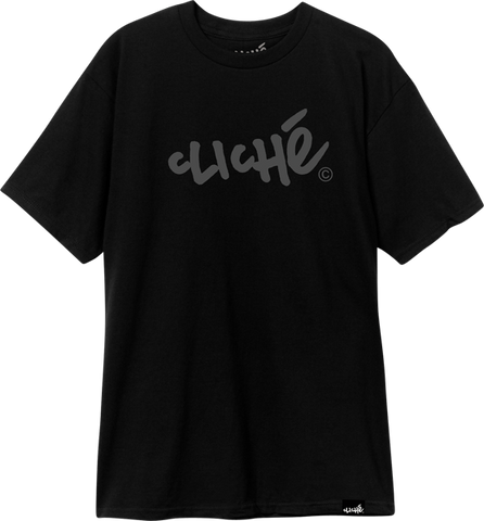 CLICHE HANDWRITTEN SS S-BLACK