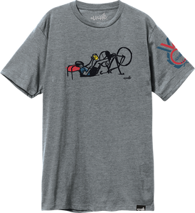 CLICHE TOUR DE VELO SS XL-DARK HEATHER GREY