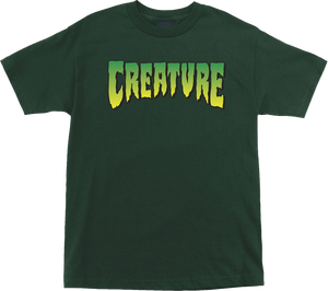 CREATURE LOGO SS S-HUNTER FOREST GRN