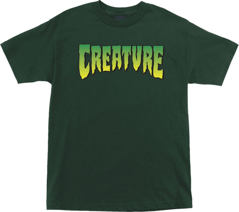 CREATURE LOGO SS S-HUNTER FOREST GRN