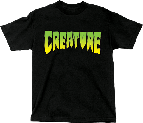 CREATURE LOGO SS M-BLACK