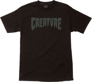 CREATURE SHREDDED SS S-BLACK