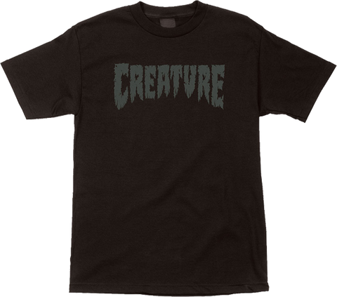 CREATURE SHREDDED SS S-BLACK