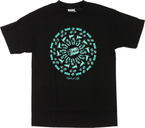 DGK CIRCLE OF LIFE SS S-BLACK