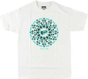 DGK CIRCLE OF LIFE SS S-WHITE