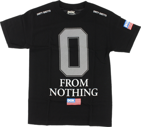 DGK NOTHING SS S-BLACK