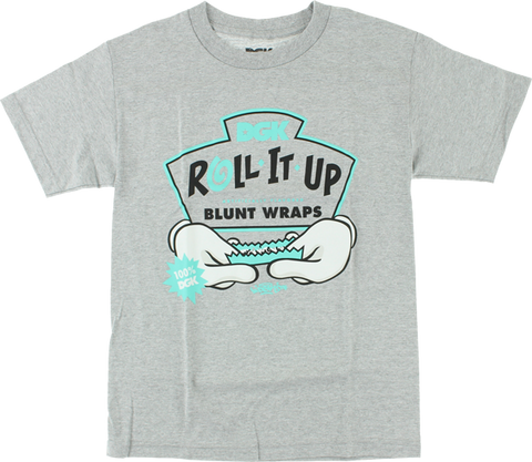 DGK ROLL IT UP SS S-ATHLETIC HEATHER