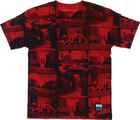 DGK SKATE SPOTS SS S-RED