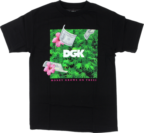 DGK TROPICAL TREES SS S-BLACK