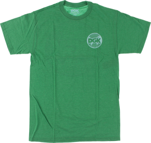 DGK WORLD WIDE SS S-KELLY GREEN HEATHER