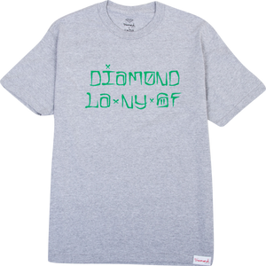 DIAMOND CITIES SS S-HEATHER GREY sale