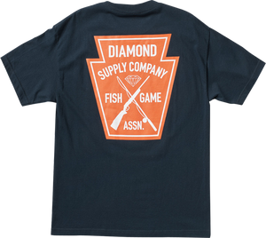 DIAMOND FISH & GAME CREST SS S-NAVY