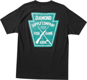 DIAMOND FISH & GAME CREST SS S-BLACK