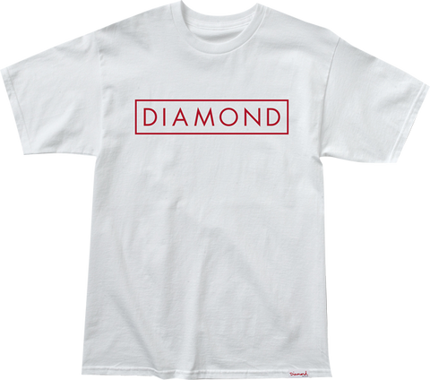 DIAMOND FUTURE SS S-WHT/RED