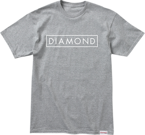 DIAMOND FUTURE SS S-HEATHER/WHT