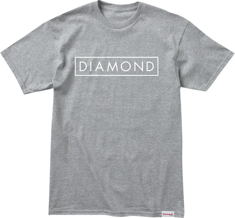 DIAMOND FUTURE SS S-HEATHER/WHT