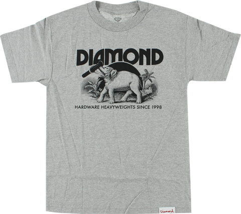 DIAMOND IVORY SS S-HEATHER/BLK