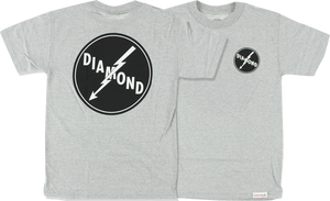 DIAMOND LIGHTNING SS S-HEATHER GREY