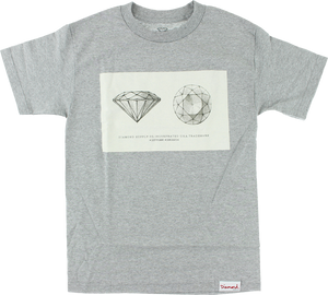 DIAMOND TRADEMARK SS M-HEATHER GREY