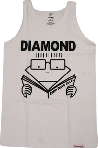 DIAMOND EVERYTHING RULES TANK L-WHITE