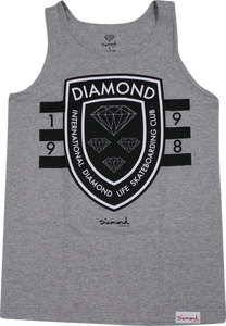 DIAMOND INT'L SKATEBOARDING TANK XXL-HEATHER GREY