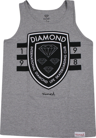 DIAMOND INT'L SKATEBOARDING TANK XXL-HEATHER GREY