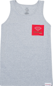 DIAMOND OG SIGN TANK TOP XXL-HEATHER GREY