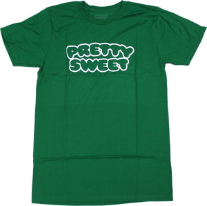 GIRL PRETTY SWEET OUTLINE SS XL-KELLY GRN premium