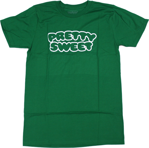 GIRL PRETTY SWEET OUTLINE SS XL-KELLY GRN premium