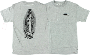 GIRL VIRGIN MARY SS S-HEATHER GREY