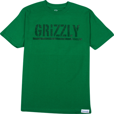 GRIZZLY TONAL STAMP SS XXL-KELLY GREEN