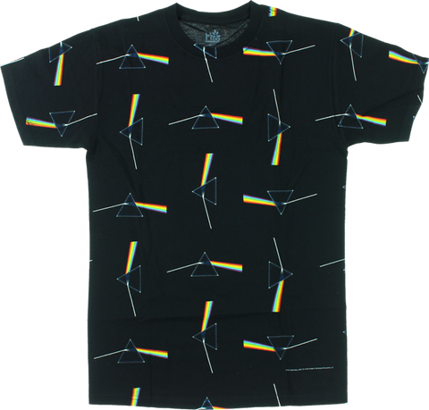 HAB/PINK FLOYD DARK SIDE ALL OVER PRINT SS S-BLACK