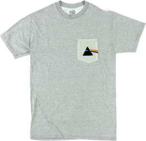 HAB/PINK FLOYD DARK SIDE  POCKET SS S-GREY HEATHER