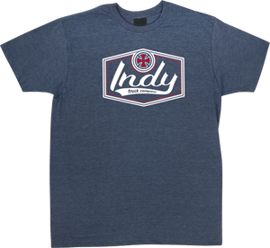 INDEPENDENT PATCH SS XL-NAVY HEATHER