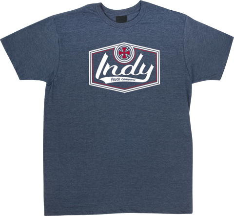 INDEPENDENT PATCH SS XL-NAVY HEATHER