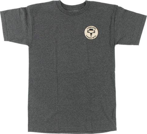 LOWCARD LOSER MOUNTAINS SS M-HEATHER GREY