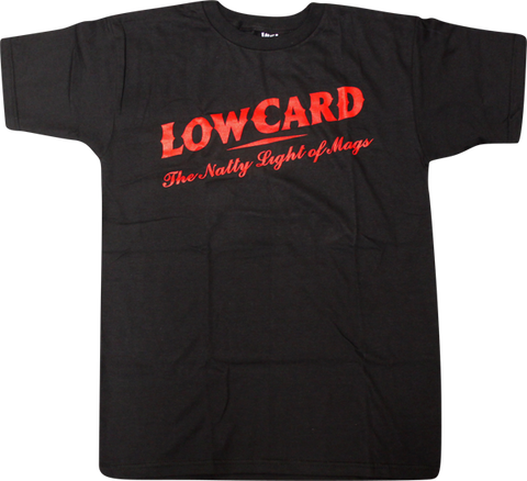 LOWCARD NATTY LOGO SS S-BLACK