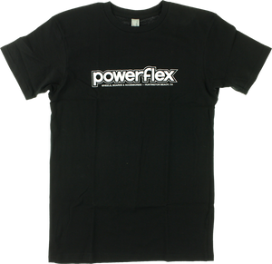 POWERFLEX LOGO SS S-BLACK/WHT