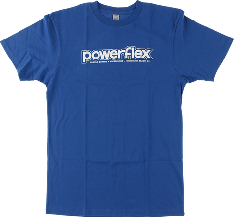 POWERFLEX LOGO SS S-ROYAL/WHT