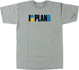 PLAN B OG SS M-HEATHER GREY