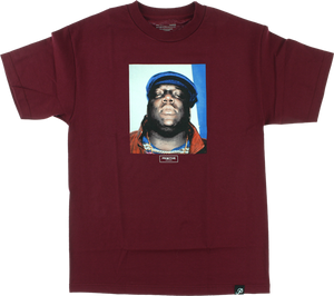 PRIMITIVE BIGGIE NOTORIOUS SS S-BURGUNDY