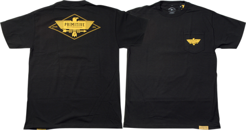 PRIMITIVE THUNDER BIRD POCKET SS S-BLACK