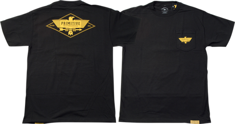 PRIMITIVE THUNDER BIRD POCKET SS M-BLACK