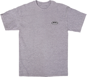 REAL STOCK OVAL SS S-HEATHER GREY