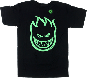 SPITFIRE BIGHEAD LIT GLOW SS M-BLK/GRN GLOW