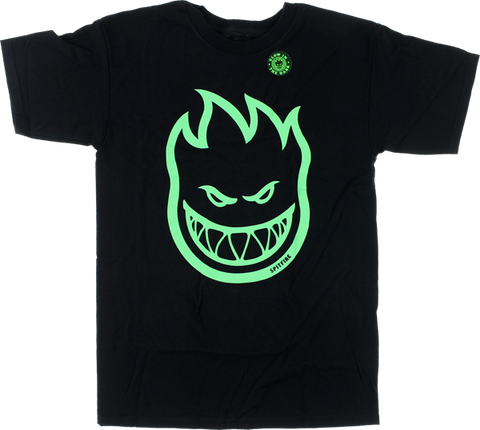 SPITFIRE BIGHEAD LIT GLOW SS M-BLK/GRN GLOW